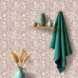 Papel Pintado Sueños de prados florales encantados Flora gris bl