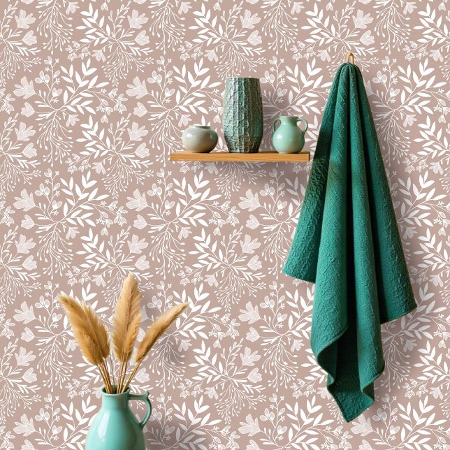 Papel Pintado Sueños de prados florales encantados Flora gris bl (Subido por el creador)