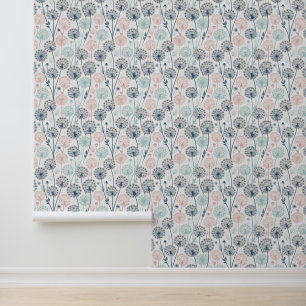Papel Pintado Sueños Pastel Dandelion - Floral capilar