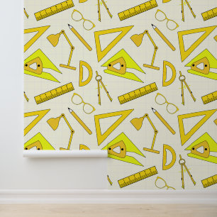 Papel Pintado Suministros de dibujo arquitectónico de oficina de