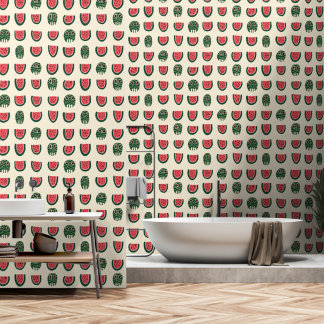 Papel Pintado Summerween Watermelon Skull