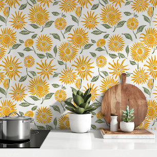 Papel Pintado Sunflowers Peel & Stick