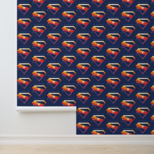 Papel Pintado Sunset Soar Superman Shield