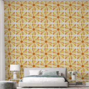 Papel Pintado Sunshine amarillo y Naranja
