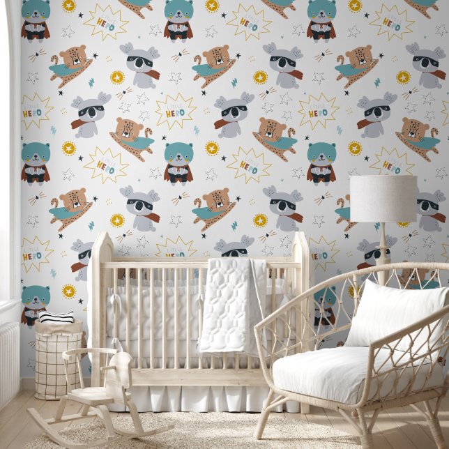 Papel Pintado Superhéroes de animales (Niños)