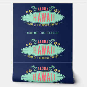 Papel Pintado Surfista hawaiano de personalizado Text