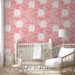 Papel Pintado Susurros de Flores Rosadas