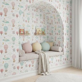Papel Pintado Sweet Pastel Swan & Friends Nursery ID1234