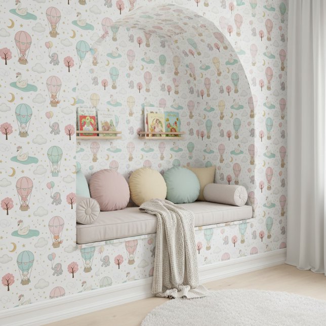 Papel Pintado Sweet Pastel Swan & Friends Nursery ID1234 (Subido por el creador)