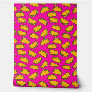 Papel Pintado tacos rosas