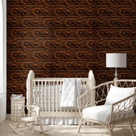 Papel Pintado Talla de madera de dragón imperial