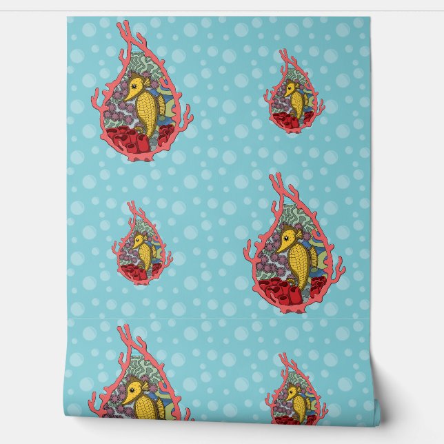 Papel Pintado Tanga el caballito de mar (Desenrollar)