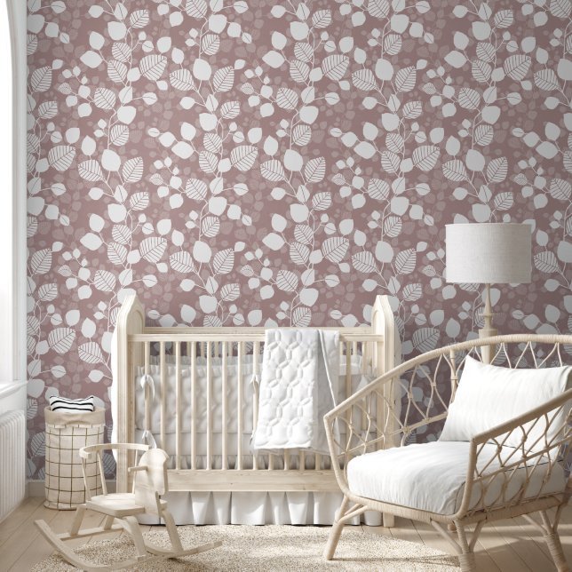 Papel Pintado Tangled Poetic Canopy XL whisper grey silhouette (Niños)