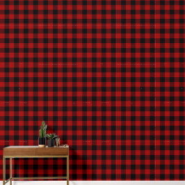 Papel Pintado Tapado de búfalo rojo y negro