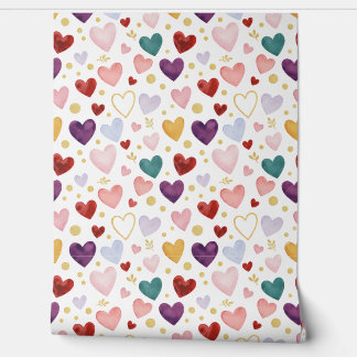 Papel Pintado Tapiz de Corazón Real