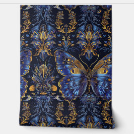 Papel Pintado Tapiz de vuelo psicodélico Botánico