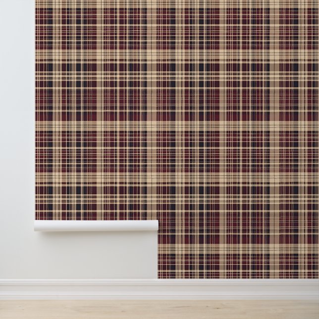 Papel Pintado Tartán de la Antigua Escocia (Solicitud)