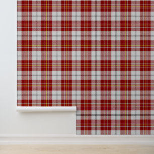 Papel Pintado Tartan del vestido rojo del Clan MacPherson