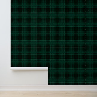 Papel Pintado Tartan Plaid de hoja perenne
