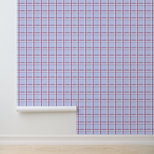 Papel Pintado Tartan Plaid Mini Bayas de Invierno (Solicitud)
