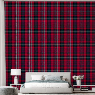 Papel Pintado Tartán rojo