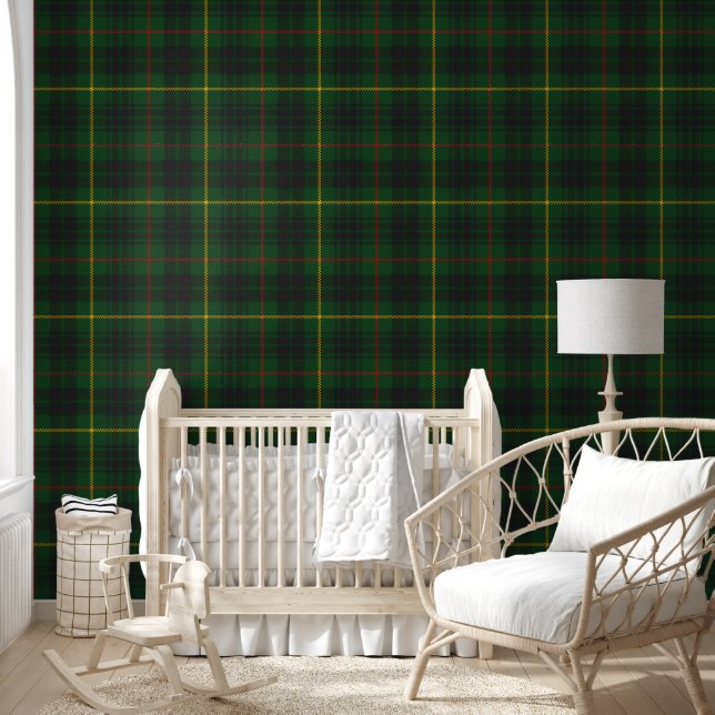 Papel Pintado - Tartán Verde (Niños)