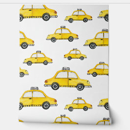 Papel Pintado Taxi Amarillo
