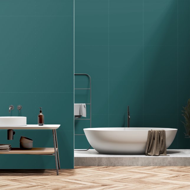 Papel Pintado Teal Transformador (Baño)