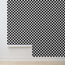Papel Pintado Tema de Carreras de tablero de cheques en blanco y