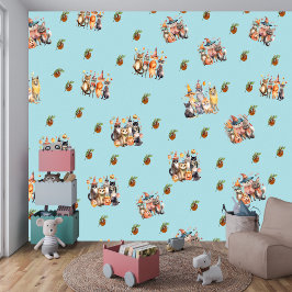 Papel Pintado Tema de Halloween de fiestas Animales