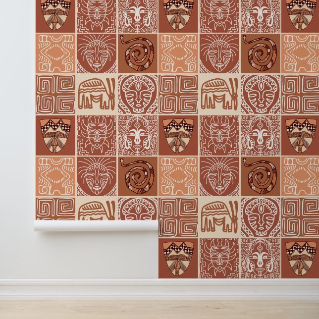 Papel Pintado temática de estilo africano (Solicitud)