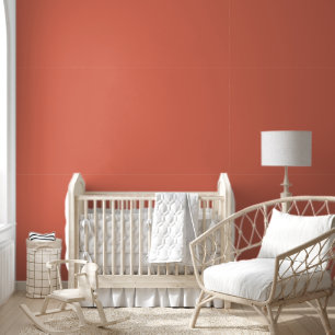 Papel Pintado Terracota Sólido de Moda Color Elegante