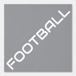Papel Pintado Texto De FÚTBOL Blanco Esporádico Diagonal Sobre G