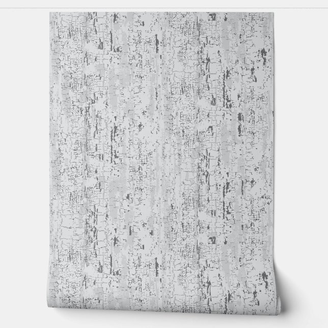 Papel Pintado Textura Crujiente Blanca (Desenrollar)