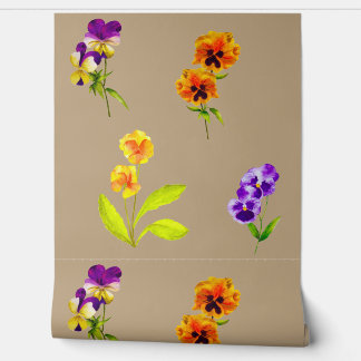 Papel Pintado 'The Pansy Party' on a