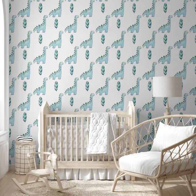 Papel Pintado The Peaceful Dinosaur Companion (Niños)