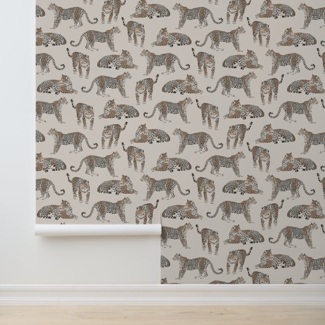 Papel Pintado Tigre animal rosa rosa moderno (Solicitud)