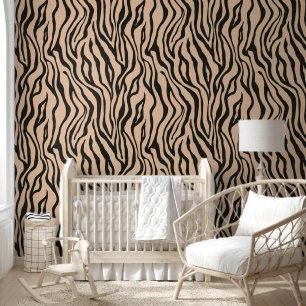 Papel Pintado Tigre monocromo
