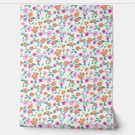 Papel Pintado Tiny Flowers and Vines Pattern