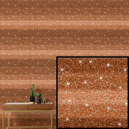 Papel Pintado Tiras marrones oscuros y medianos claros con estre