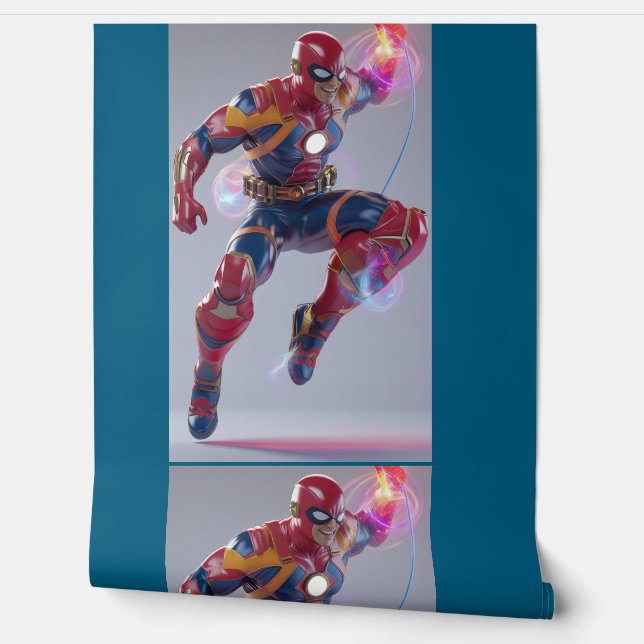 Papel Pintado TitanCore: El héroe inquebrantable" (Desenrollar)