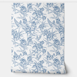 Papel Pintado Toile de Francia Azul