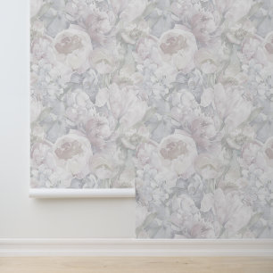 Papel Pintado Tonos pastel caseros inspirados en la flor clásica