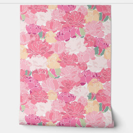 Papel Pintado Tonos rosados brillantes