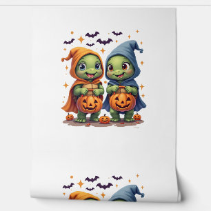 Papel Pintado Tortuga marina de Halloween Fantasma Tortugas T-Sh