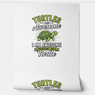 Papel Pintado Tortugas Antiguas Son Increíbles Camiseta Divertid