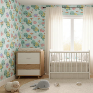 Papel Pintado Tortugas Bebés