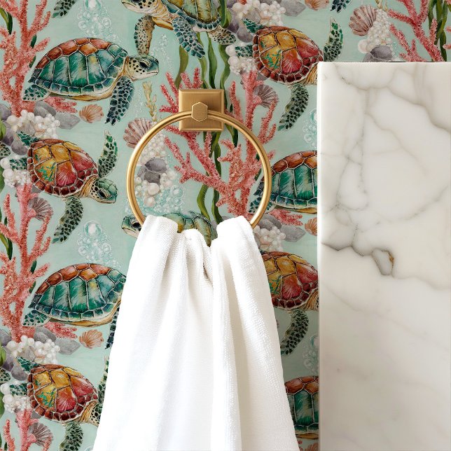 Papel Pintado Tortugas marinas y arrecifes de coral (Subido por el creador)