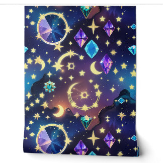 Papel pintado - Tourmalina Opal Celestial Luna de