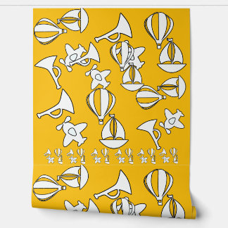 Papel Pintado Toy Collection Kids Yellow      